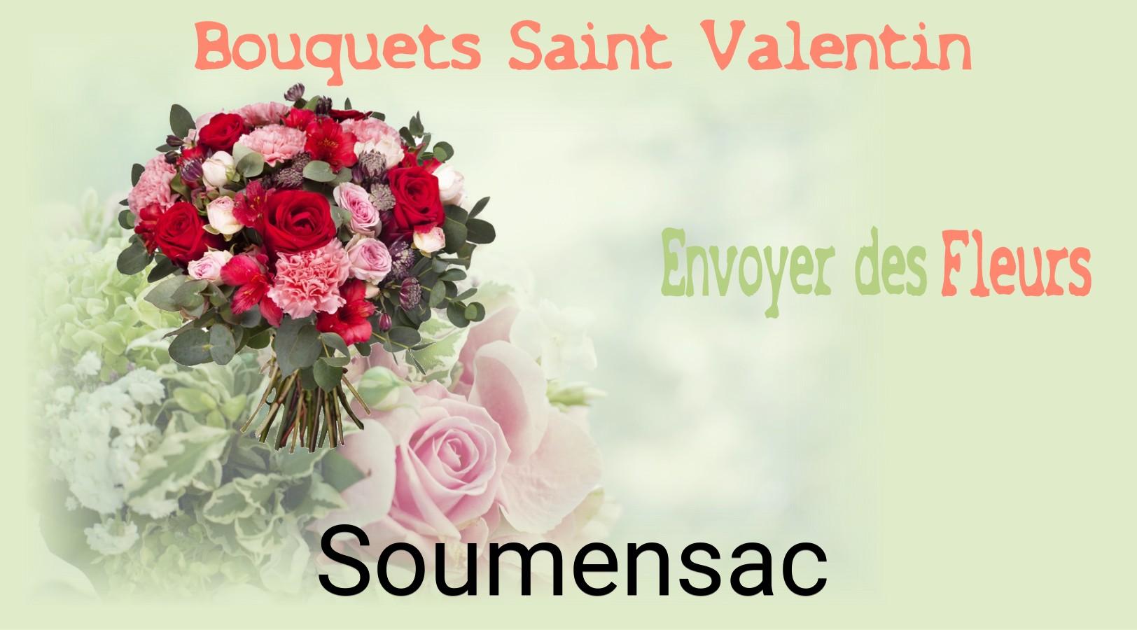 Roses de Saint-Valentin livrées à Soumensac
